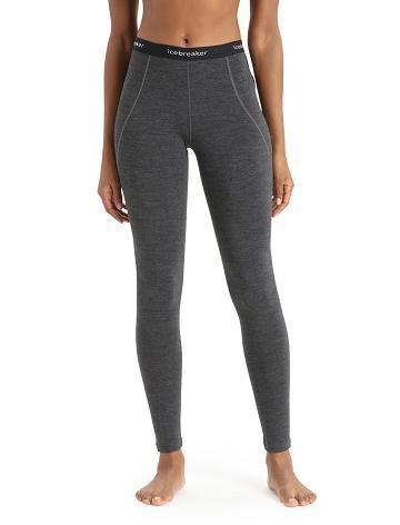 Icebreaker BodyfitZone™ Merino 260 Zone Thermal Női Leggings Fekete | HU 1555XYUF